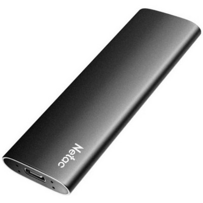 Внешний SSD 2Tb SSD Netac ( NT01ZSLIM-002T-32BK ) USB-C черный - фото 109150