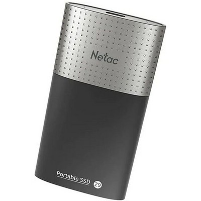 Внешний SSD 500Gb SSD Netac ( NT01Z9-500G-32BK ) USB-C черный - фото 109152