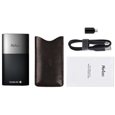 Внешний SSD 500Gb SSD Netac ( NT01Z9-500G-32BK ) USB-C черный - фото 109155