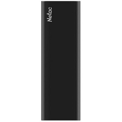 Внешний SSD 500Gb SSD Netac ( NT01ZSLIM-500G-32BK ) USB-C черный - фото 109158