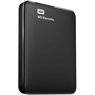 Внешний жесткий диск USB3.0 2.5" 2.0Тб WD Elements Portable ( WDBU6Y0020BBK-WESN ) Черный - фото 109198