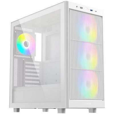 Корпус ID-Cooling Ware 510 ARGB Wh без БП ( Ware 510 ARGB Wh ) White - фото 109226