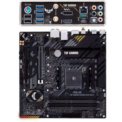 Материнская плата ASUS B550 AM4 DDR4 ( TUF Gaming B550M-Plus WiFi II ) mATX, Ret - фото 109286