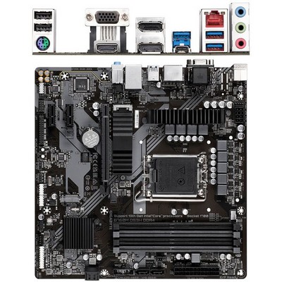 Материнская плата Gigabyte B760 LGA1700 DDR4 ( B760M DS3H DDR4 ) mATX, Ret - фото 109296