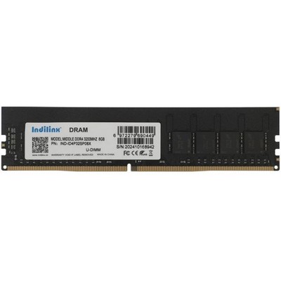 Модуль памяти DDR4 8Gb PC-25600 3200MHz Indilinx ( IND-ID4P32SP08X ) - фото 109325