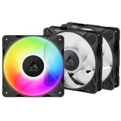 Вентилятор 120мм Arctic Cooling P12 Pro A-RGB LN PWM 3-Pack ( ACFAN00347A ) Black Ret - фото 109387
