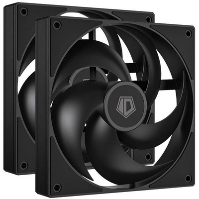 Вентилятор 140мм ID-Cooling AS-140-K Duet PWM Black Ret - фото 109416