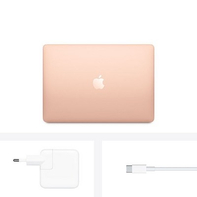 Apple MacBook Air 13 Late 2020 M1, 8Gb, 256Gb SSD Gold (золотой) MGND3RU - фото 38931