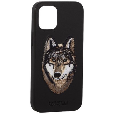 Накладка кожаная Club SAV Series для iPhone 12 mini (5.4") Wolf-волк - фото 39104