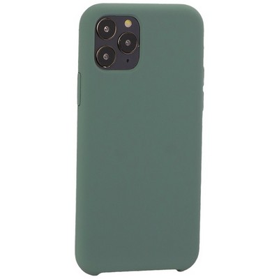 Накладка силиконовая MItrifON для iPhone 11 Pro (5.8") без логотипа Pine Green - Бриллиантово-зеленый № 58 - фото 39129