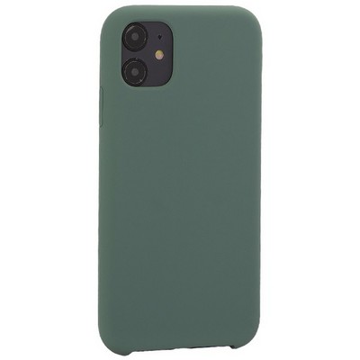 Накладка силиконовая MItrifON для iPhone 11 (6.1") без логотипа Pine Green - Бриллиантово-зеленый № 58 - фото 39130