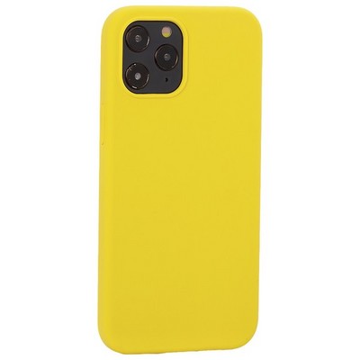 Накладка силиконовая MItrifON для iPhone 12 Pro Max (6.7") без логотипа Yellow Желтый №55 - фото 39136
