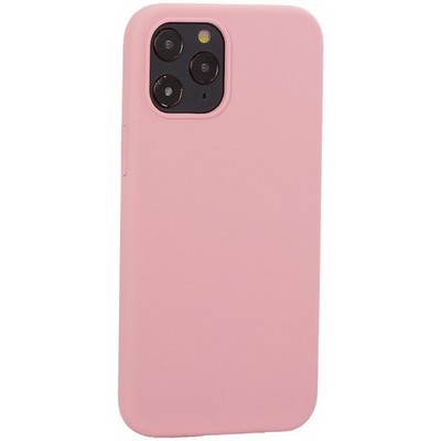 Накладка силиконовая MItrifON для iPhone 12 Pro Max (6.7") без логотипа Pink Розовый №6 - фото 39141