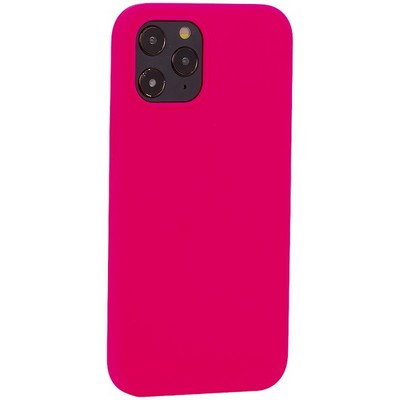 Накладка силиконовая MItrifON для iPhone 14 (6.1") без логотипа Bright pink Ярко-розовый №47 - фото 57717