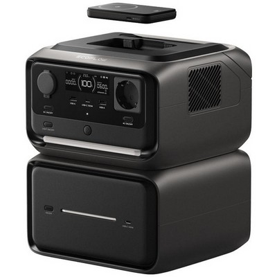 Портативная зарядная станция EcoFlow RIVER 3 Max Plus Wireless (858 Втч) - фото 111503