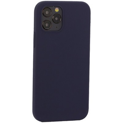 Накладка силиконовая MItrifON для iPhone 12/ 12 Pro (6.1") без логотипа Midnight Blue Темно-синий №8 - фото 39158