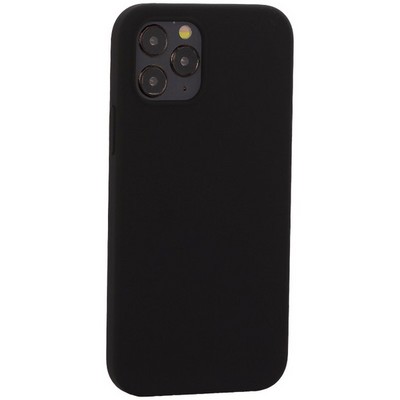 Накладка силиконовая MItrifON для iPhone 12/ 12 Pro (6.1") без логотипа Black Черный №18 - фото 39162
