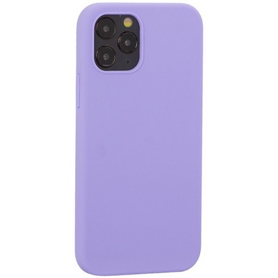 Накладка силиконовая MItrifON для iPhone 12/ 12 Pro (6.1") без логотипа Lilac Сиреневый №41 - фото 39166