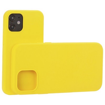 Накладка силиконовая MItrifON для iPhone 12 mini (5.4") без логотипа Yellow Желтый №55 - фото 39174
