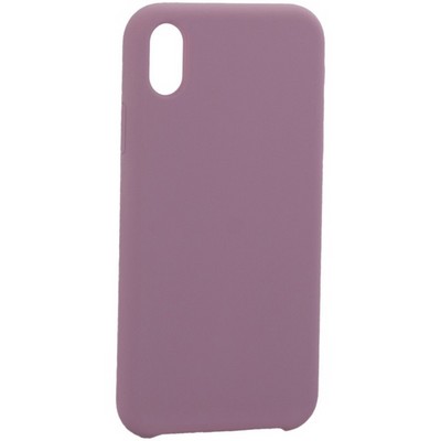 Накладка силиконовая MItrifON для iPhone XR (6.1") без логотипа Dark Lilac Темно-сиреневый №61 - фото 39217