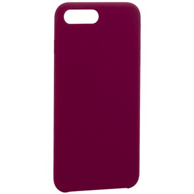 Накладка силиконовая MItrifON для iPhone 8 Plus/ 7 Plus (5.5") без логотипа Maroon Бордовый №52 - фото 39236