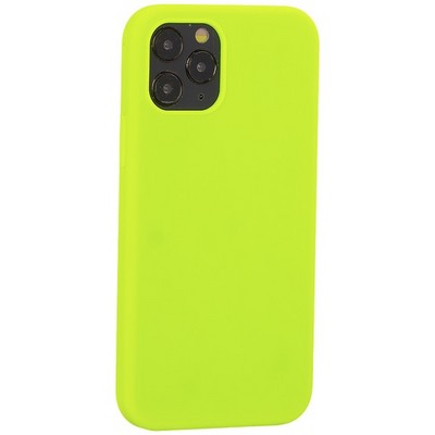 Накладка силиконовая MItrifON для iPhone 12/ 12 Pro (6.1") без логотипа Green Салатовый №31 - фото 39242