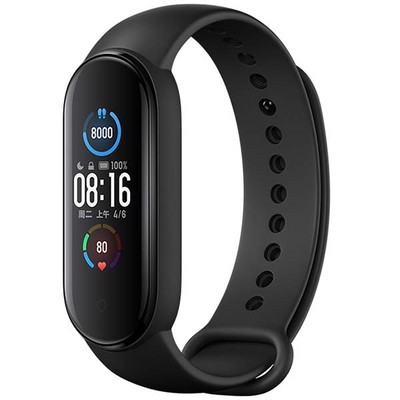 Умный браслет Xiaomi Mi Band 5 Global Black (BHR4215GL) - фото 39357