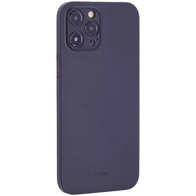 Чехол-накладка пластиковая KZDOO Air Skin 0.3мм для Iphone 12 Pro Max (6.7") Черная - фото 39388