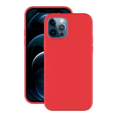 Чехол-накладка силикон Deppa Soft Silicone Case D-87766 для iPhone 12/ 12 Pro (6.1") Красный - фото 39425