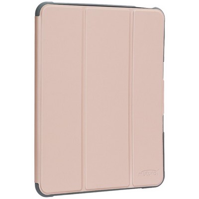 Чехол-подставка Mutural Folio Case Elegant series для iPad Pro (11") 2020г. кожаный (MT-P-010504) Розовое золото - фото 39958
