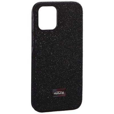 Чехол-накладка силиконовый со стразами Mutural для Iphone 12 mini (5.4") Черный - фото 39996