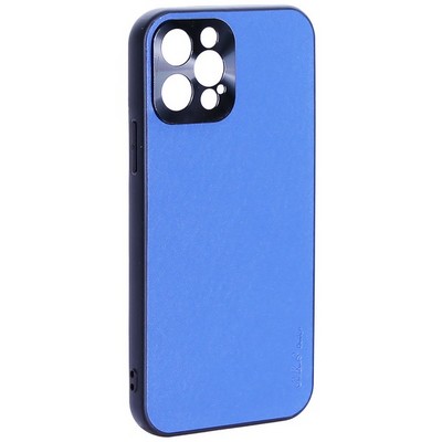 Чехол-накладка пластиковая GKS Design Creative Case с силиконовыми бортами для iPhone 12 Pro (6.1") Синий - фото 40302