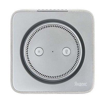 Яндекс Станция, серебристо-серая - фото 40398