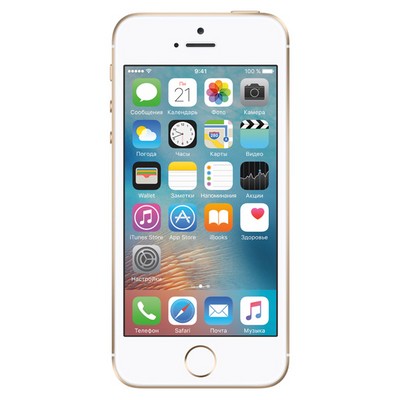 Apple iPhone SE 128Gb Gold MP882RU - фото 5643