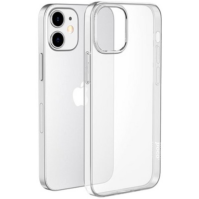 Чехол силиконовый Hoco Light Series для iPhone 12 mini (5.4") Прозрачный - фото 40584