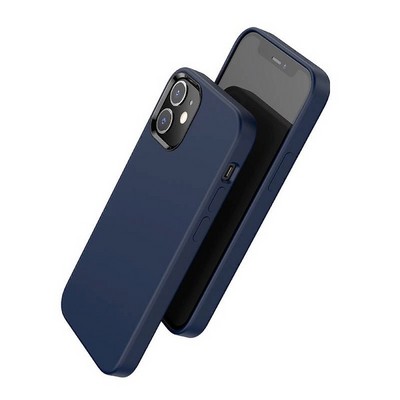 Чехол пластиковый Hoco Pure series для iPhone 12/ 12 Pro (6.1") Синий - фото 41024