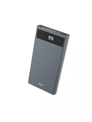 Аккумулятор внешний универсальный Hoco J49 10000 mAh Jewel mobile power bank QC3.0+PD (2USB:5V-2.0A Max) Серый - фото 41092