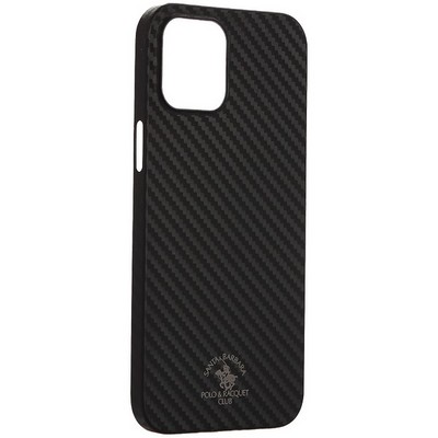 Накладка карбоновая Club Carbon Series для iPhone 12 Pro Max (6.7") Черная - фото 42034