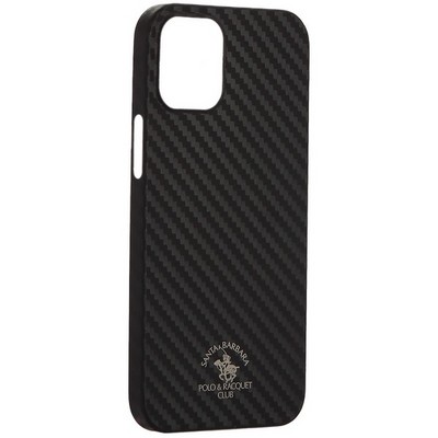 Накладка карбоновая Club Carbon Series для iPhone 12 mini (5.4") Черная - фото 42035