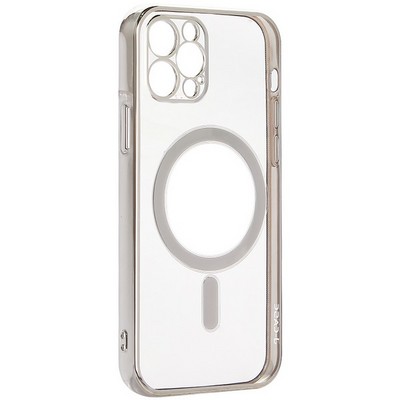 Чехол-накладка силиконовая J-case Magsafe Series для iPhone 12 Pro (6.1") Серебристый - фото 42059