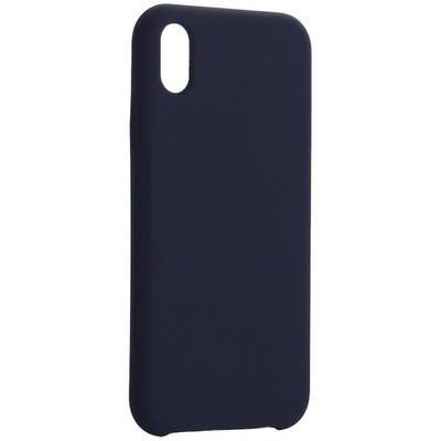 Накладка силиконовая MItrifON для iPhone XR (6.1") без логотипа Midnight Blue Темно-синий №8 - фото 42083