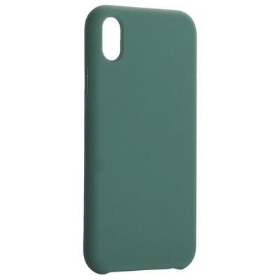 Накладка силиконовая MItrifON для iPhone XR (6.1") без логотипа Pine Green Бриллиантово-зеленый № 58 - фото 42086