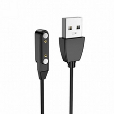 Дата-кабель USB Hoco Y2 для смарт часов (1.0 м) Черный - фото 42268