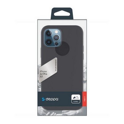 Чехол-накладка силикон Deppa Gel Color Case D-87750 для iPhone 12/ 12 Pro (6.1") 1.0мм Черный - фото 42910