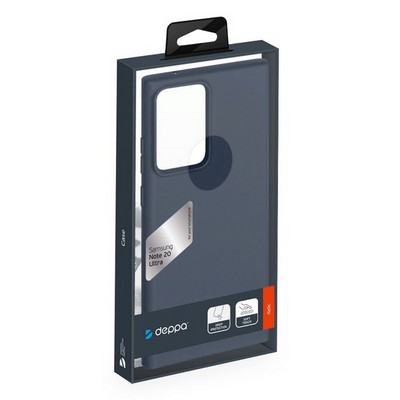 Чехол-накладка силикон Deppa Gel Color Case TPU D-87733 для Samsung Galaxy Note 20 Ultra Синий - фото 42938