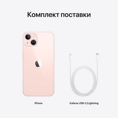 Apple iPhone 13 512GB Pink (розовый) MLPA3RU - фото 43362