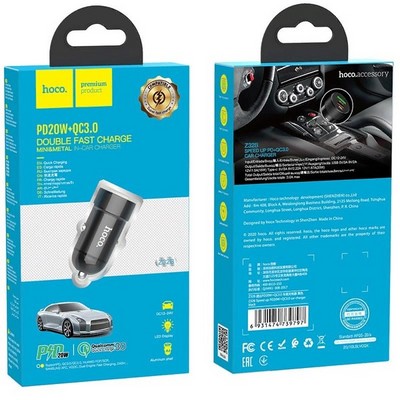 Hoco Z32B Speed up PD QC3.0 car charger