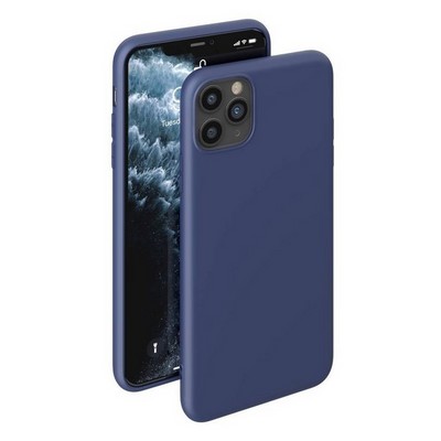 Чехол-накладка силикон Deppa Gel Color Case Basic D-87232 для iPhone 11 Pro Max (6.5") 0.8мм Синий - фото 55254