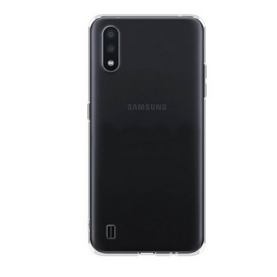 Чехол-накладка силикон Deppa Gel Case Basic D-87466 для Samsung A01 (2020г.) Прозрачный - фото 55751