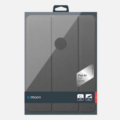Чехол-подставка Deppa Wallet Onzo Basic для iPad Air (10.9") 2020г. Soft touch 1.0мм (D-88061) Серый - фото 56162